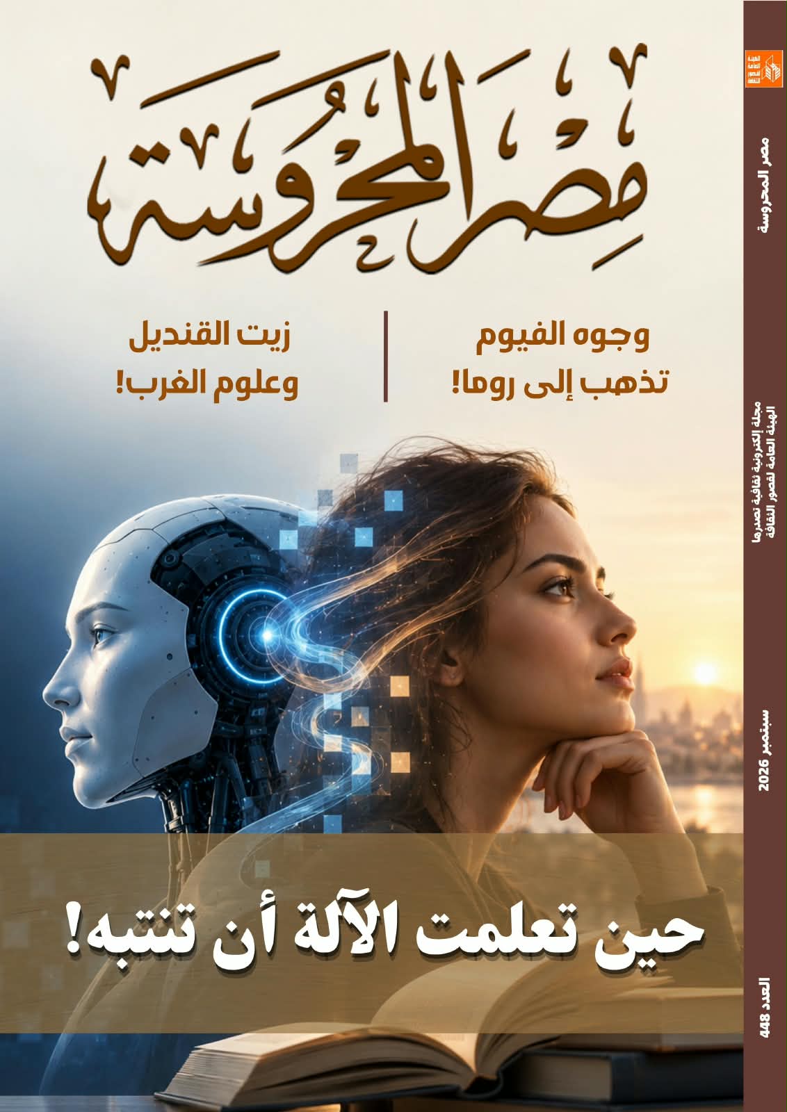 وعي الآلة ووجوه الفيوم في العدد الأسبوعي من مجلة مصر المحروسة